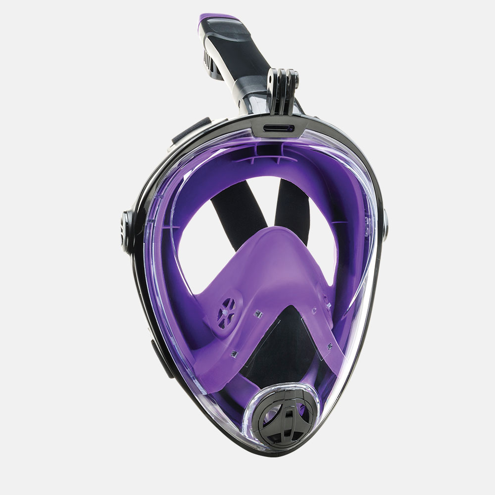 purple full face mask